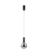 Strela Slim Pendant Ceiling Light Matt Black 3000K Warm White-1