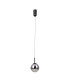 Strela Slim Pendant Ceiling Light Matt Black 3000K Warm White-2