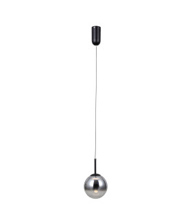 Strela Slim Pendant Ceiling Light Matt Black 3000K Warm White-2