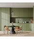 Strela Slim Pendant Ceiling Light Matt Black 3000K Warm White-5