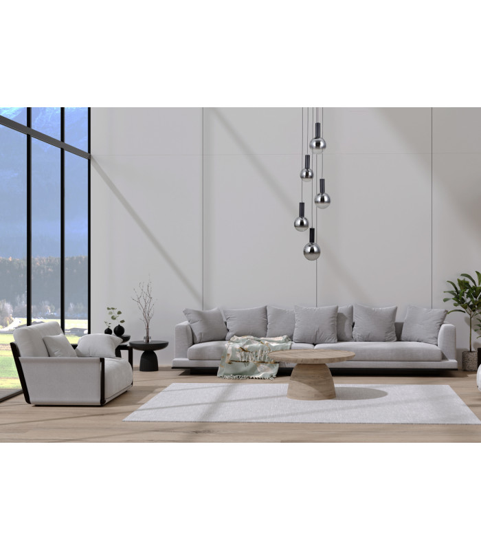 Strela Cluster Pendant Ceiling Light Matt Black 3000K Warm White 5xLED-5