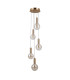 Strela Cluster Pendant Ceiling Light Gold 3000K Warm White 5xLED-1
