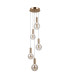 Strela Cluster Pendant Ceiling Light Gold 3000K Warm White 5xLED-2