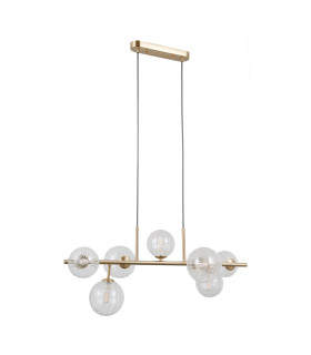 Toledo Globe Pendant Ceiling Light Gold 7xG9-1