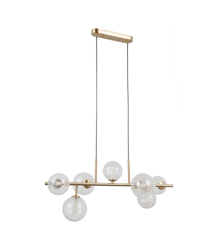 Toledo Globe Pendant Ceiling Light Gold 7xG9-1