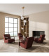 Toledo Globe Pendant Ceiling Light Gold 3xG9-5