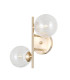Toledo Globe Wall Lights Gold 2xG9-1