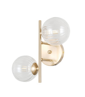 Toledo Globe Wall Lights Gold 2xG9-1