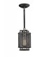 Caged Ceiling Pendant 1 Light E27 Weathered Zinc, Brushed Nickel - 1