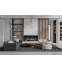 Torno Cluster Pendant Ceiling Light Matt Black Gold 5xE14-5