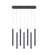 Valdes Bar Pendant Ceiling Light Black 3000/4000/6000K 7xLED-1