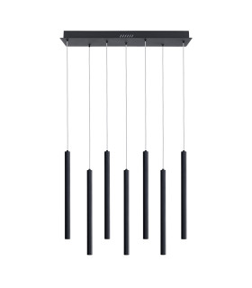 Valdes Bar Pendant Ceiling Light Black 3000/4000/6000K 7xLED-1