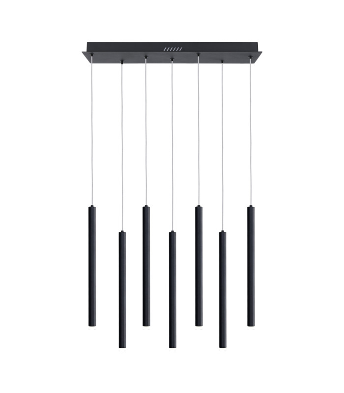 Valdes Bar Pendant Ceiling Light Black 3000/4000/6000K 7xLED-1