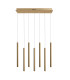 Valdes Bar Pendant Ceiling Light Gold 3000/4000/6000K 7xLED-1