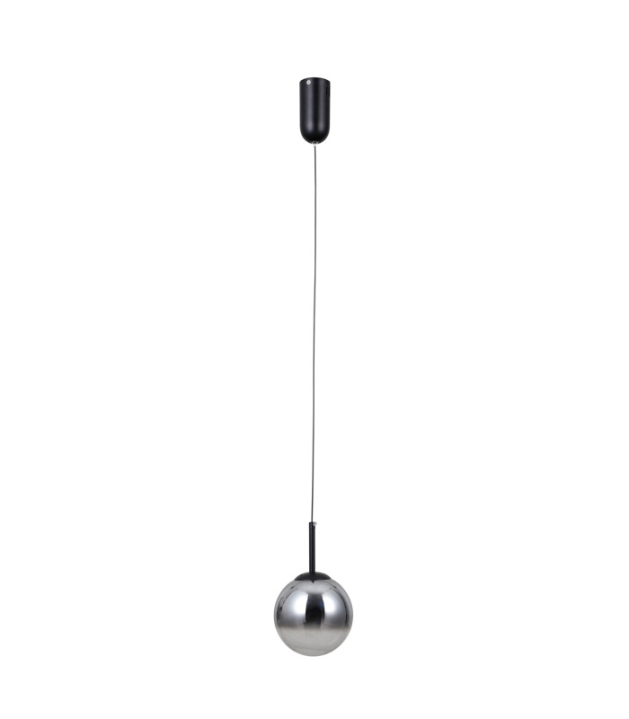 Velada Slim Pendant Ceiling Light Matt Black 3000K Warm White-1