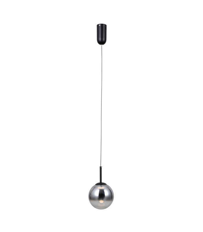 Velada Slim Pendant Ceiling Light Matt Black 3000K Warm White-2