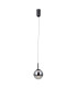 Velada Slim Pendant Ceiling Light Matt Black 3000K Warm White-2