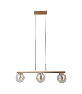 Velada Bar Pendant Ceiling Light Gold 3000K Warm White 3xLED-1
