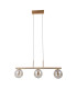 Velada Bar Pendant Ceiling Light Gold 3000K Warm White 3xLED-1