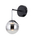Velada Globe Wall Lights Matt Black 3000K Warm White-2