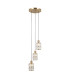 Alma Cluster Pendant Ceiling Light Gold 3xE27-2