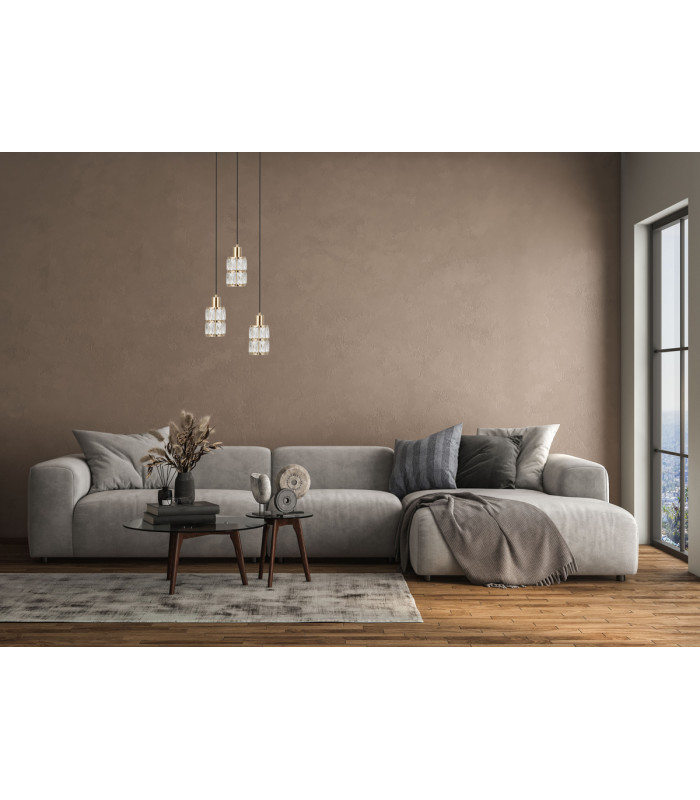 Alma Cluster Pendant Ceiling Light Gold 3xE27-5