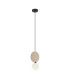 Andrea Slim Pendant Ceiling Light Black Beige-1