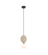 Andrea Slim Pendant Ceiling Light Black Beige-2