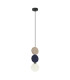 Andrea Slim Pendant Ceiling Light Beige Blue-1
