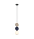 Andrea Slim Pendant Ceiling Light Beige Blue-2