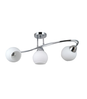 Bevio Multi Arm Semi Flush Ceiling Lamp Chromic 3xE27-1