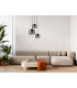 Calto Cluster Pendant Ceiling Light Black 3xE27-5