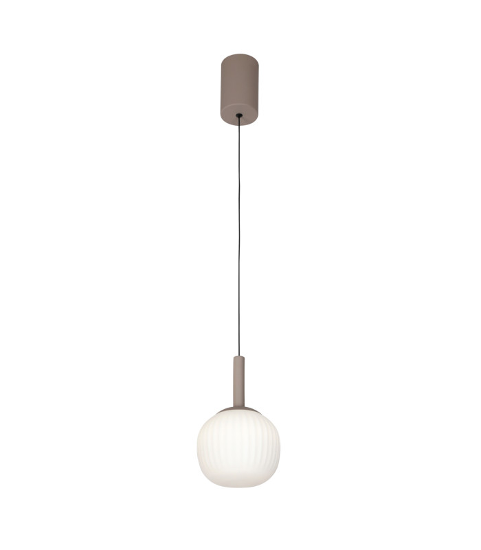Montes Globe Pendant Ceiling Light Brown 3000/4000/6000K