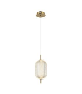Corado 35cm Slim Pendant Ceiling Light Gold 3000K Warm White-4