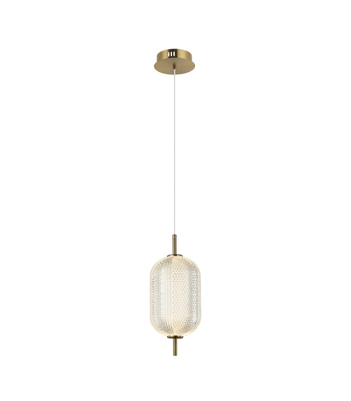 Corado 35cm Slim Pendant Ceiling Light Gold 3000K Warm White-4