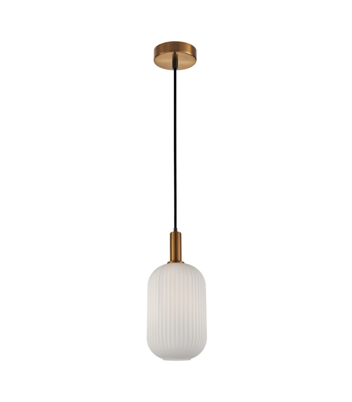 Della Oval Slim Pendant Ceiling Light Gold-1