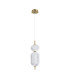 Corado 48cm Slim Pendant Ceiling Light Gold 3000K Warm White-1