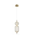 Corado 48cm Slim Pendant Ceiling Light Gold 3000K Warm White-4