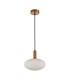 Della Globe Dome Pendant Ceiling Light Gold-1
