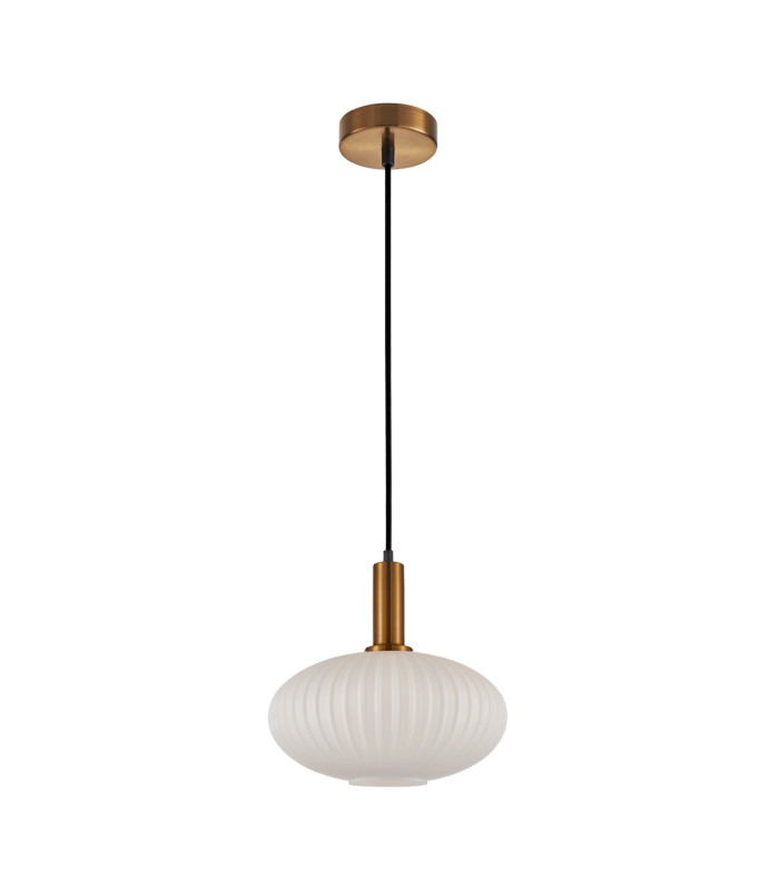 Della Globe Dome Pendant Ceiling Light Gold-1