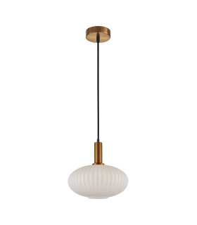 Della Globe Dome Pendant Ceiling Light Gold-1