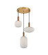 Della Cluster Pendant Ceiling Light Gold 3xE27-1