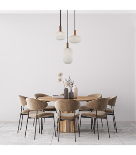 Della Cluster Pendant Ceiling Light Gold 3xE27-5