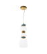 Evans Slim Pendant Ceiling Light Gold 3000K Warm White-1