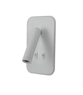 Doria Reading Wall Light White 3000K Warm White 2xLED-2