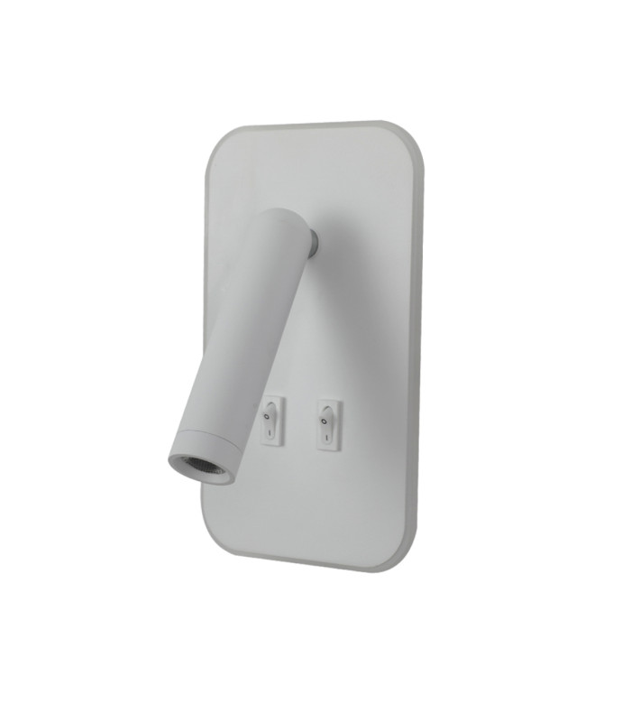 Doria Reading Wall Light White 3000K Warm White 2xLED-2