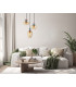 Fanda Cluster Pendant Ceiling Light Gold 3xE27-5
