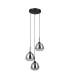 Felis Cluster Pendant Ceiling Light Matt Black 3xE27-1