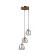 Felis Cluster Pendant Ceiling Light Gold 3xE27-1