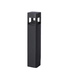 Foleda 60cm Outdoor Bollard Black 3000K Warm White IP54-1